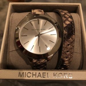 Snakeskin Michael Kors watch